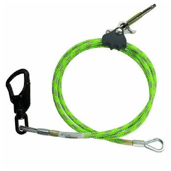 8' Steel Core Lanyard w/Aluminum Swivel Snap